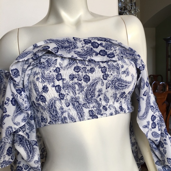 Surf Gypsy Off Shoulder Top. Size Small 👩🎤 - Picture 5 of 8